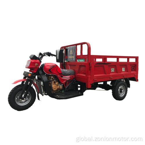 Short Distance Tricycle Logistics transportation fuel motor tricycle Factory